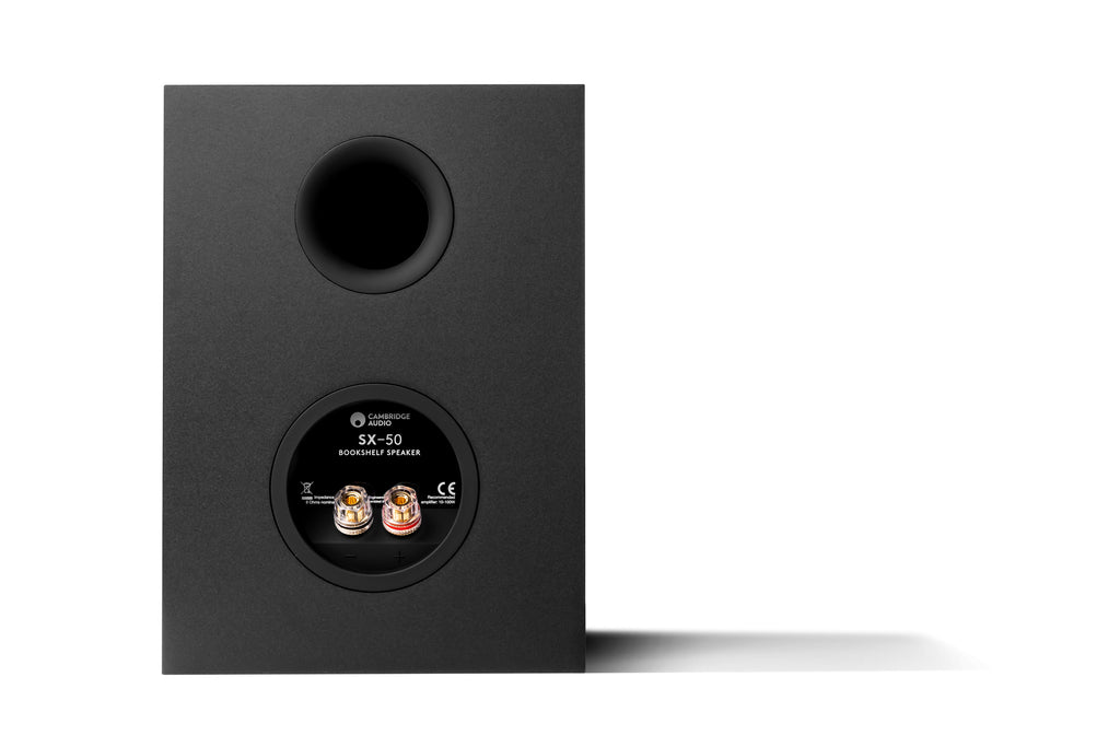 SX-50 Compact Bookshelf Speaker Pair (Matt Black)