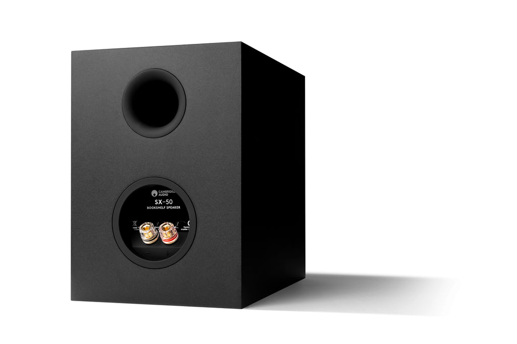 SX-50 Compact Bookshelf Speaker Pair (Matt Black)