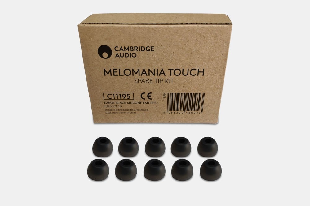 Melomania Touch Black Silicone Tips (Pack of 10)